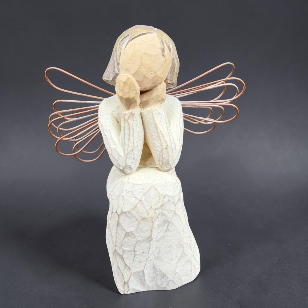 Willow Tree Angel of Caring Figurine Susan‎ Lordi 2001 Demdaco Resin 3.5 inch